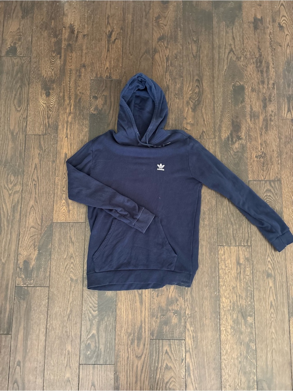 adidas Navy Blue Trefoil Hoodie